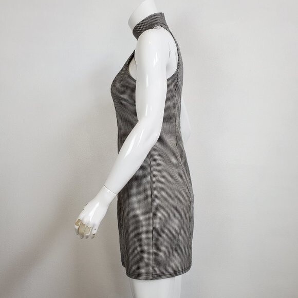 Urban Outfitters Black Gingham Mini Dress - Picture 5 of 11